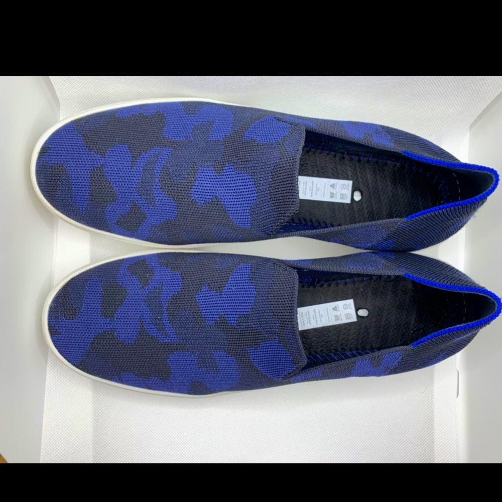 Rothy’s Blue Camo Sneakers